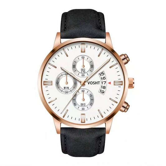 Reloj Multifunción con Calendario y Tres Esferas