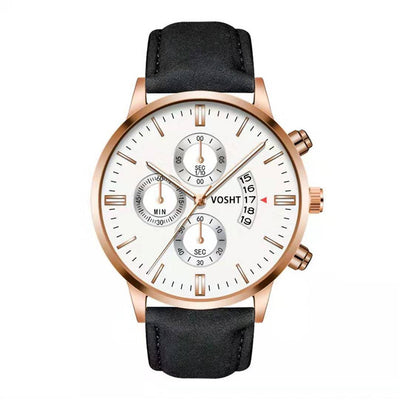Reloj Multifunción con Calendario y Tres Esferas