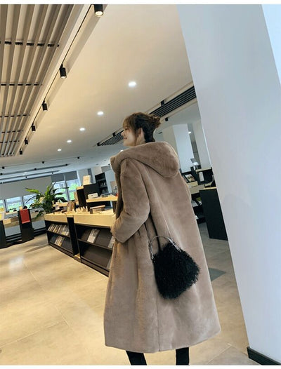 Abrigo de Piel Sintética Mink Lujo para Mujer - Image 4
