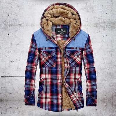 Camisa a Cuadros con Capucha - Image 7