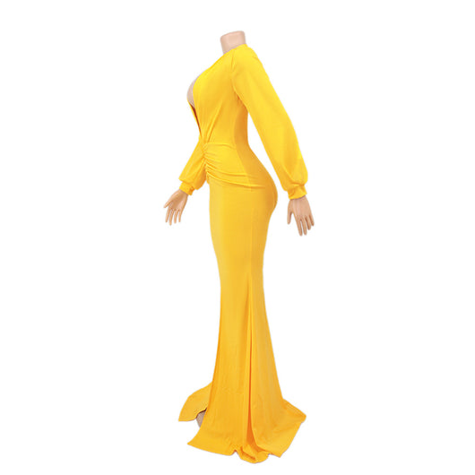 Vestido de Noche Entallado Escote V para Mujer - Image 21