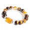 Pulsera de Cuentas Ojo de Tigre Dios de la Riqueza - Amuleto de Abundancia