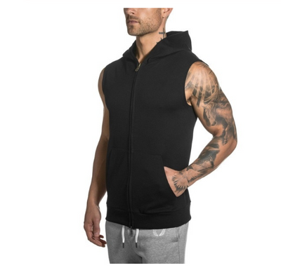 Cardigan Hoodie Deportivo con Encaje para Hombre - Image 4
