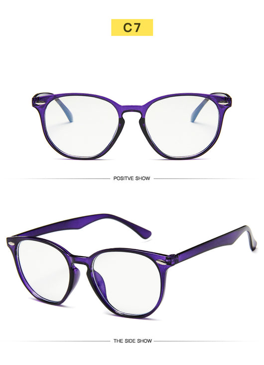 Gafas Artísticas Redondas Mitin con Cinta Azul - Diseño Colorido - Image 17