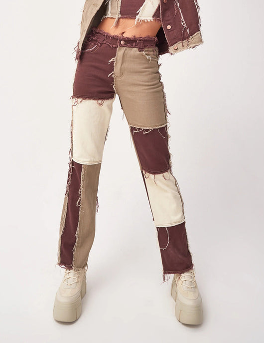 Pantalones Vaqueros Talle Alto Pierna Ancha Mujer Diseño Moderno - Image 8