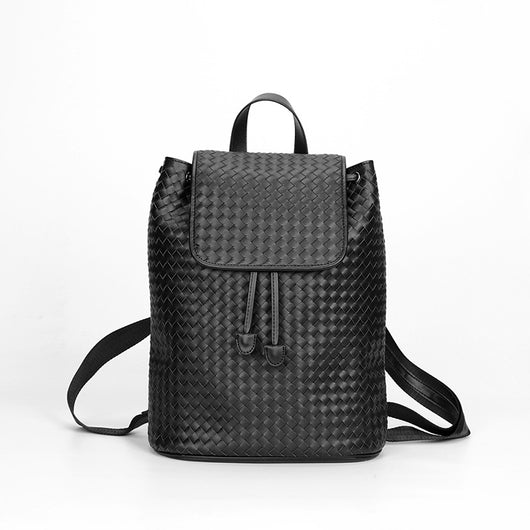 Mochila de Viaje Tejida Gran Capacidad Estilo Casual - Image 5