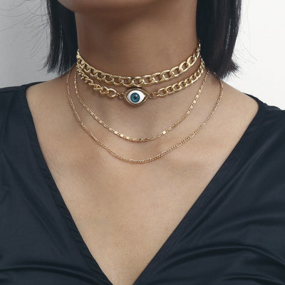 Collar Minimalista Multicapa