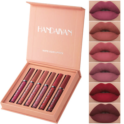 Set de Labiales Líquidos Mate No Pegajosos con Estuche de Regalo - Image 4
