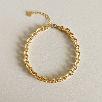 Pulsera y Collar con Cruz Estampada - Image 5