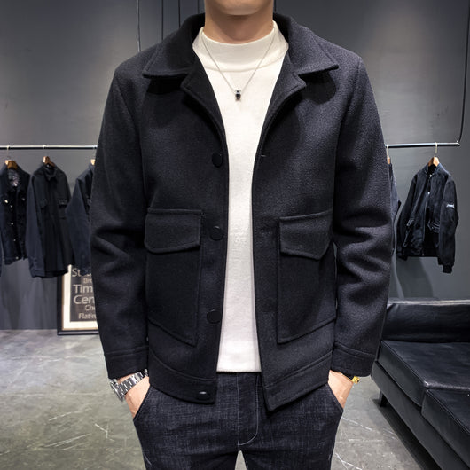 Abrigo Corto Slim Fit para Hombre - Colección Otoño Invierno - Image 6