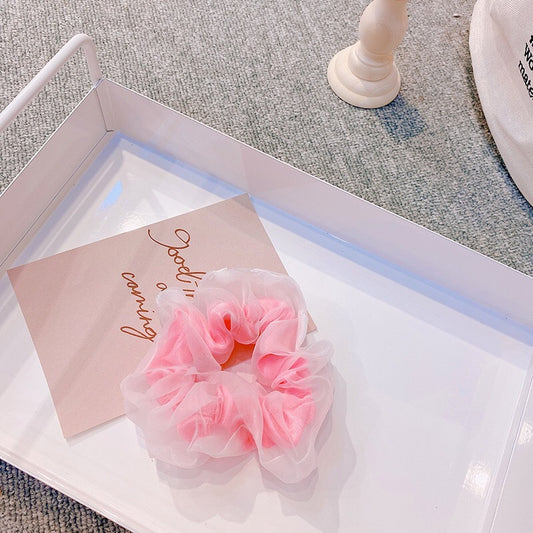 Coleta Fluorescente de Doble Capa en Chifón y Organza - Image 2