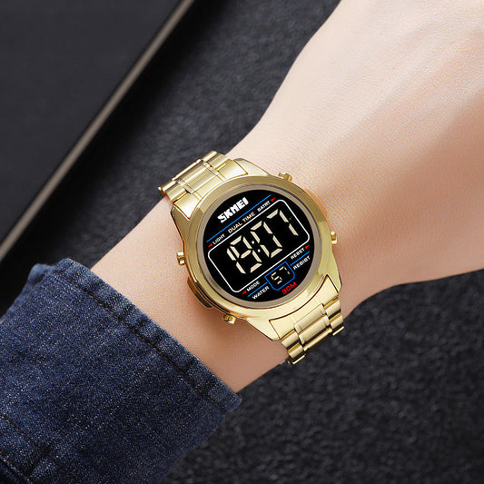 Reloj Deportivo Multifuncional Resistente al Agua con Luz Nocturna