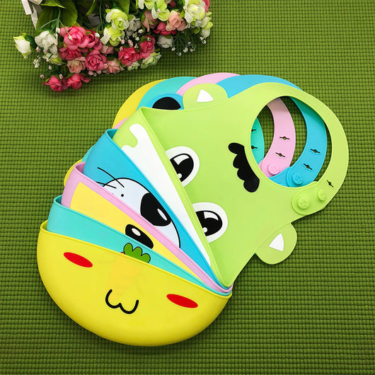 Baberos Silicona Grado Alimentario con Bolsillo para Comida | Baberos Impermeables Ajustables para Niños - Image 3