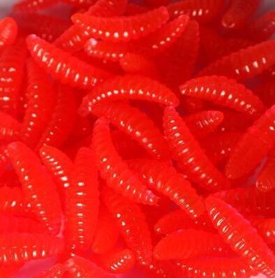 50 Piezas de Carnada Artificial Blanda tipo Larva para Pesca - Image 5