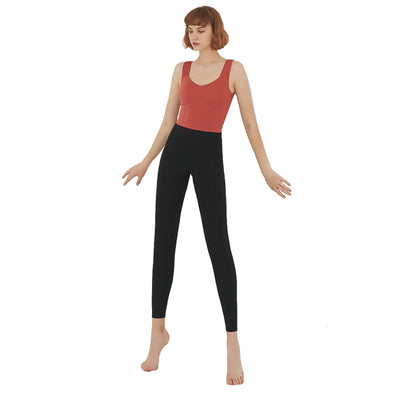 Traje de Yoga Aéreo Nude Retro con Ajuste de Colores - Image 11