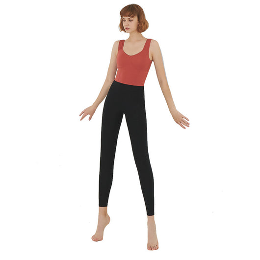 Traje de Yoga Aéreo Nude Retro con Ajuste de Colores - Image 11