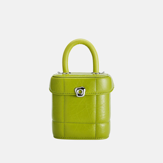 Bolsa Portátil Tipo Cubo con Diseño de Cierre Chocolate - Image 5