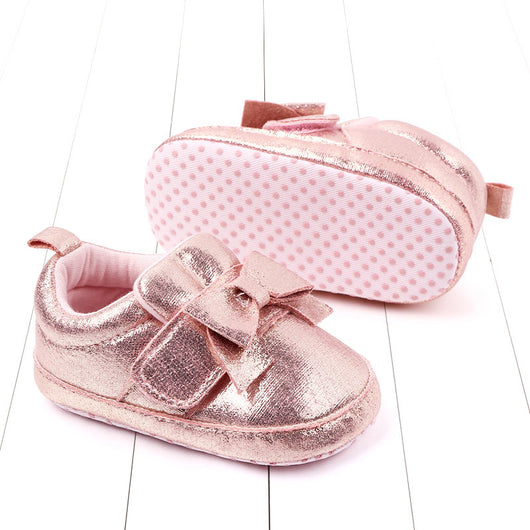 Zapatitos de Bebé con Moño Brillante - Image 2