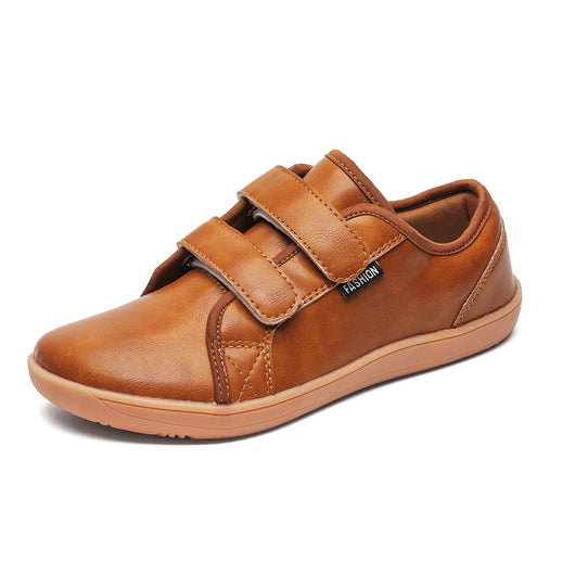Zapatos Casuales de Cuero Ancho con Velcro para Hombre y Mujer Talla Grande - Image 4