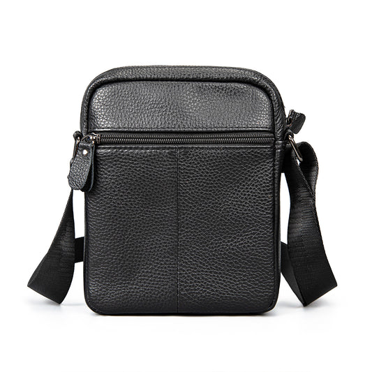 Bolsa Bandolera de Cuero Genuino Primera Capa para Hombre