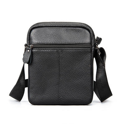 Bolsa Bandolera de Cuero Genuino Primera Capa para Hombre