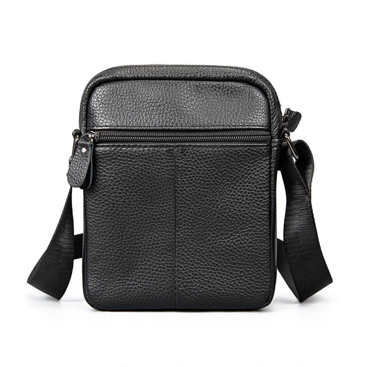 Bolsa Bandolera de Cuero Genuino Primera Capa para Hombre