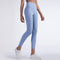 Pantalones de Yoga Cintura Alta Beige