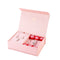 Conjunto de Collar Rosa en Caja de Regalo