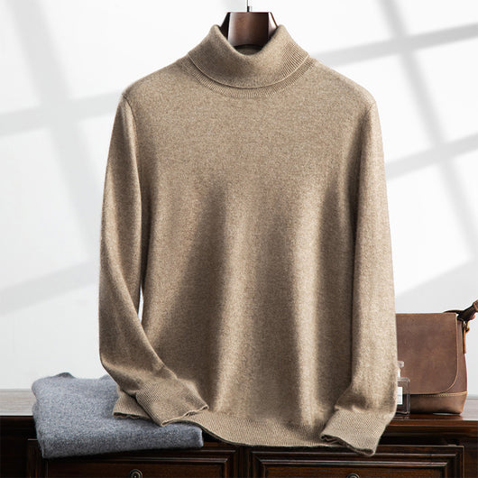 Camisa Casual de Cachemira con Cuello Alto para Otoño Invierno - Image 7