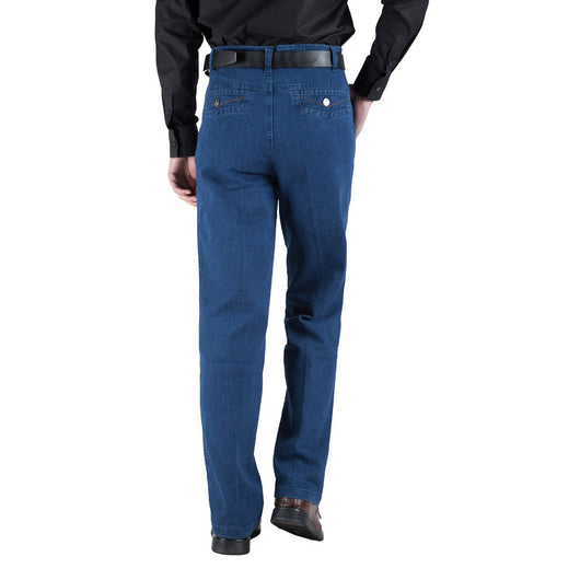 Pantalones Hombre Talla Grande Cintura Alta Corte Recto - Image 5