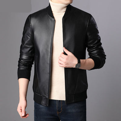 Uniforme de Béisbol en Piel de Oveja para Otoño e Invierno - Image 4