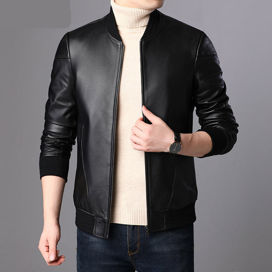 Uniforme de Béisbol en Piel de Oveja para Otoño e Invierno - Image 4