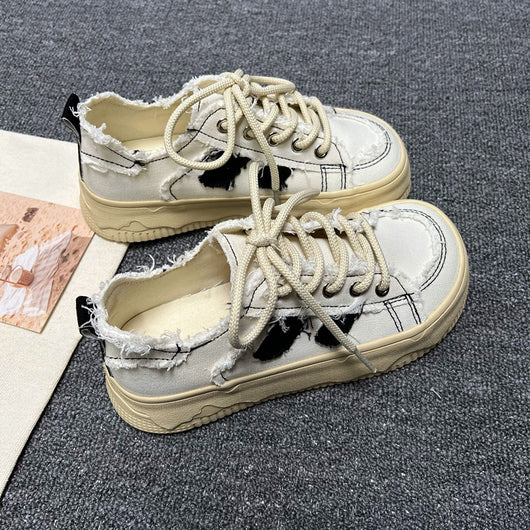 Zapatillas Plataforma Mango Head Blancas - Image 13