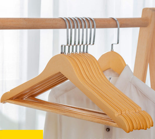 Percha de Madera Antideslizante sin Marcas para Ropa Delicada - Image 2