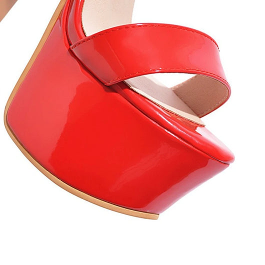 Sandalias Roma Plataforma Satén con Tacón de 16CM - Image 18