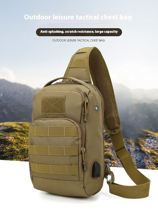Bolsa Táctica Crossbody Camuflaje para Hombre - Gran Capacidad Multifuncional - Image 31