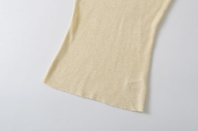 Blusa Ajustada de Lana Estilo Europeo - Cuello Redondo Liso y Elástico - Image 20