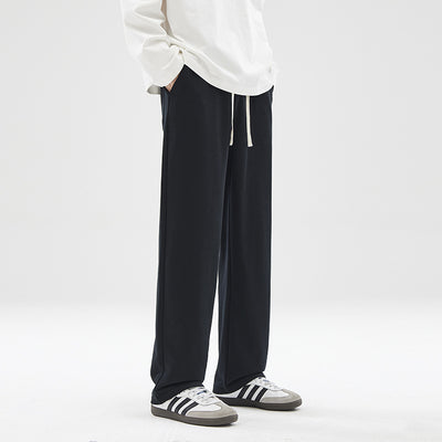 Pantalones Deportivos Grises con Efecto Drapeado para Hombre - Image 2
