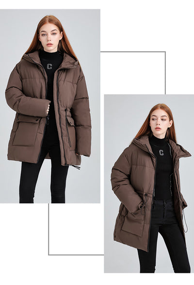Chaqueta Acolchada de Algodón con Capucha - Versátil y Elegante - Image 21