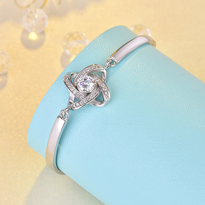 Pulsera de Plata Esterlina 925 con Trébol de Cuatro Hojas - Image 11