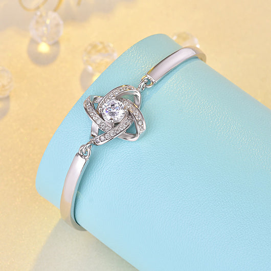 Pulsera de Plata Esterlina 925 con Trébol de Cuatro Hojas - Image 11