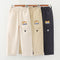 Pantalones Rectos Infantiles con Bordados Divertidos para Primavera