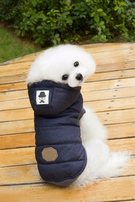 Abrigo de Invierno para Mascotas Pequeñas con Diseño de Bigote - Image 6