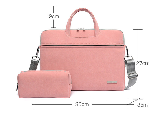Maletín de Cuero PU para Laptop 13.3" a 15.6" - Bolsa Profesional Unisex con Correa - Image 6