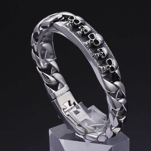 Pulsera de Calavera Personalizada - Diseño Minimalista - Image 4
