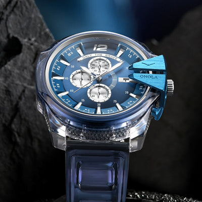 Reloj de Cuarzo Impermeable Unisex con Correa de Plástico - Image 4