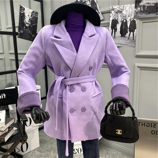 Traje Ejecutivo Doble Botonadura con Puños Ajustables para Mujer - Image 10