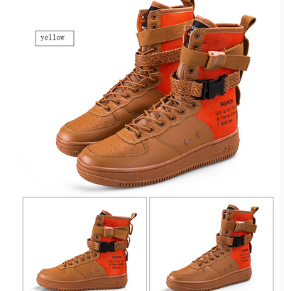 Zapatillas Altas Casuales para Parejas - Estilo Urbano Moderno - Image 7