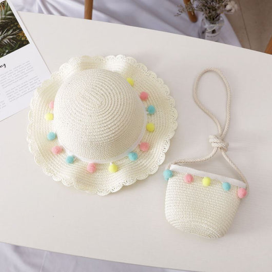 Sombrero de Paja para Niñas con Protección Solar - Image 6