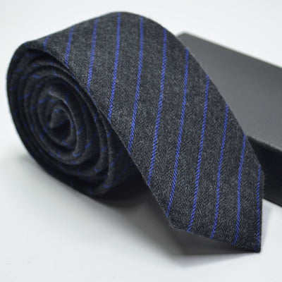 Corbata de Lana Imitación a Cuadros y Rayas para Bodas - Image 17